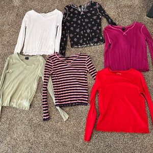 Art Class Vibrant Long Sleeve Tops